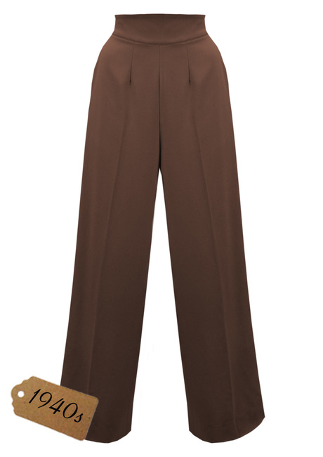 40s Rosie Pants - Brown
